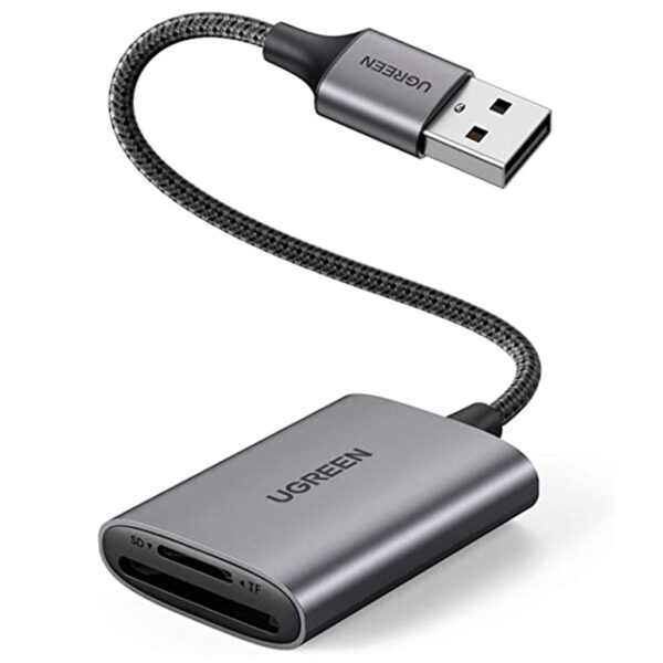 UGreen USB-C Multifunctional Card Reader | 5Gbps High-Speed Transfer, Dual Slot, Plug & Play