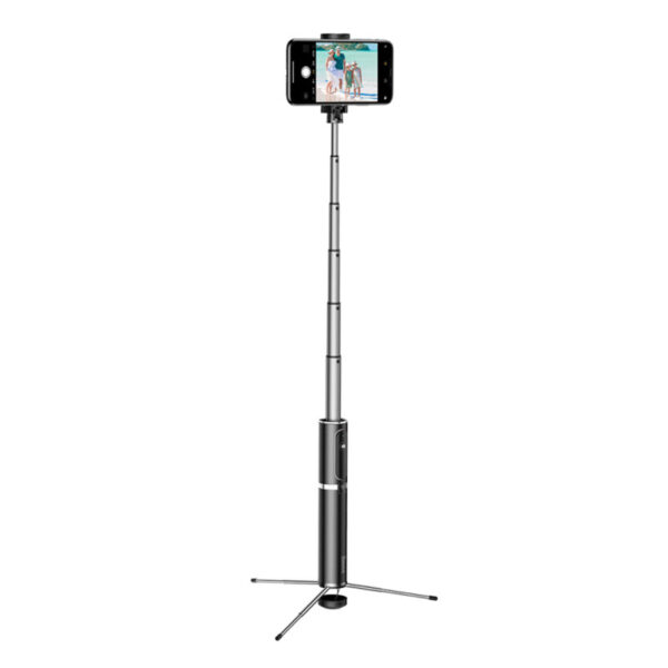 Baseus Fully Folding Selfie Stick with Tripod and Bluetooth Control - Aluminum Alloy - Image 2