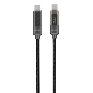 Green Lion USB-C to USB-C Digital Display Charging Cable - 100W, 1M, Black