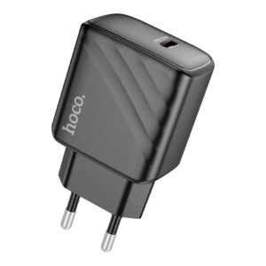 Hoco CS22A Single Type-C PD30W Wall Charger – Fast Charging with EU Plug