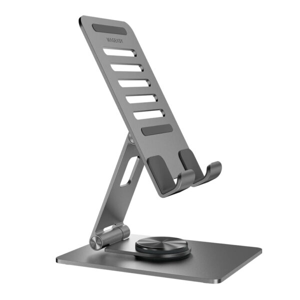 MagEasy STAND 360 Rotating iPad & iPhone Stand | 360° Adjustable with Anti-Slip Base - Image 2