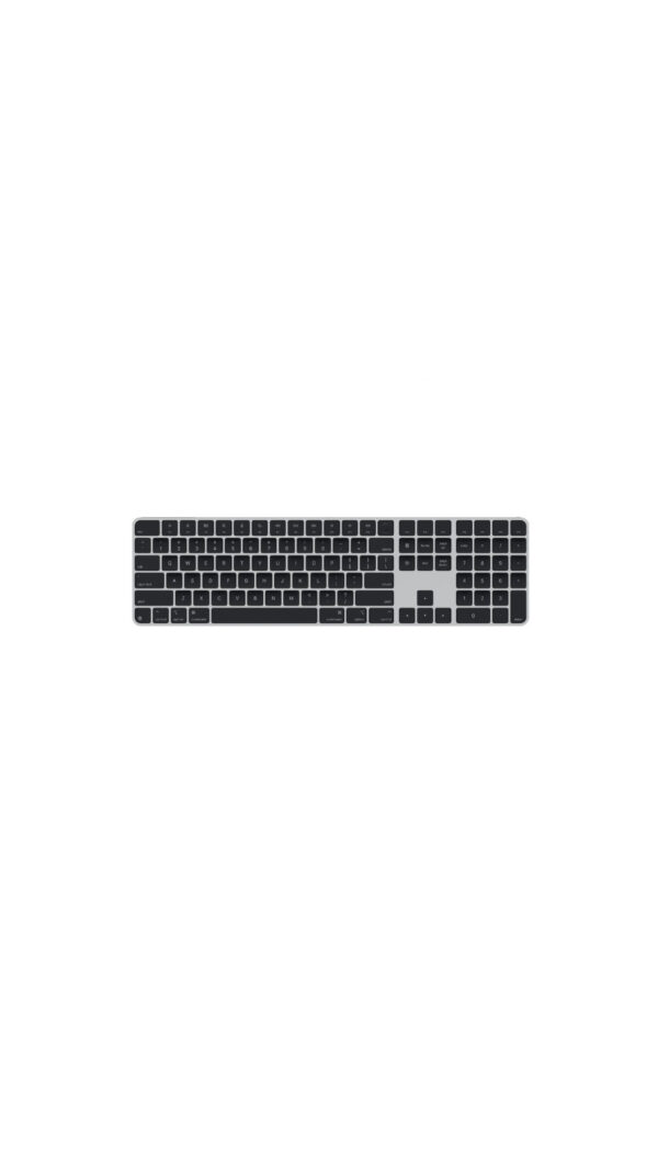 Apple Magic Keyboard with Touch ID and Numeric Keypad for Mac models with Apple silicon (USB-C) - US English - Black Keys